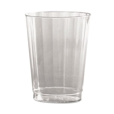 Wna WNA, Classic Crystal Plastic Tumblers, 10 Oz., Clear, Fluted, Tall, 12PK CC10240